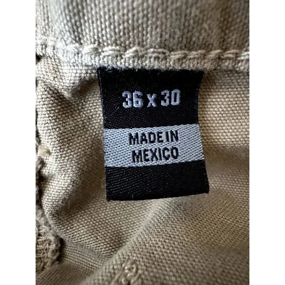 Tan Carhartt Workpants - carpenter pants Size 36x30 - Picture 4 of 4